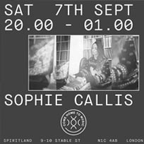 Sophie Callis at Spiritland on Saturday 7th September 2019
