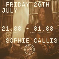 Sophie Callis at Royal Festival Hall on Friday 26th July 2019