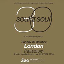 Soul II Soul at London Palladium on Monday 29th October 2018