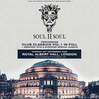 Soul II Soul at Royal Albert Hall on Sunday 24th November 2019