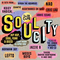 Soul City at Jazz Cafe on Friday 28th April 2017