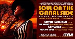 Soul on the Canal Side at Grow Hackney on Saturday 14th October 2023