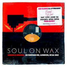 Soul on Wax at Horse & Groom on Saturday 13th June 2026