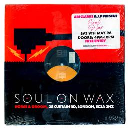 Soul on Wax at Horse & Groom on Saturday 9th May 2026