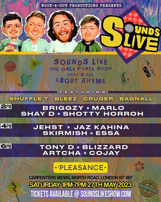 Sounds Like... LIVE! at The Pleasance Theatre on Saturday 27th May 2023
