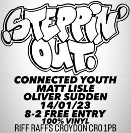 Steppin&#039; Out at Riff Raffs on Saturday 14th January 2023