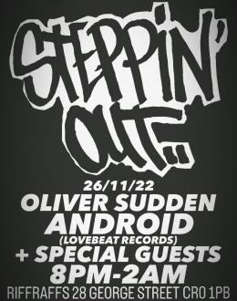 Steppin&#039; Out at Riff Raffs on Saturday 26th November 2022