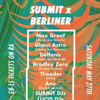Submit x Berliner at Brixton Jamm on Saturday 27th May 2017