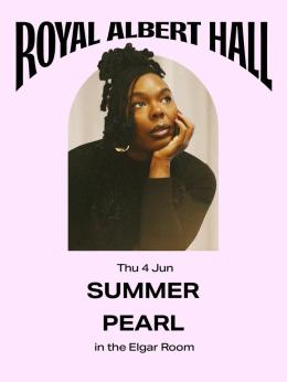 Summer Pearl at Royal Albert Hall on Thursday 4th June 2026