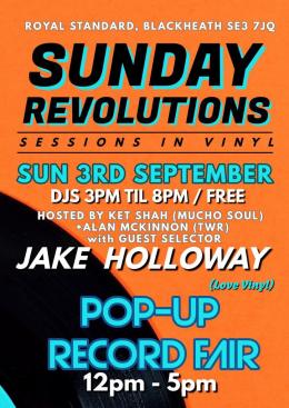 Sunday Revolutions at The Royal Standard on Sunday 3rd September 2023