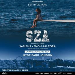 SZA at Hyde Park on Saturday 29th June 2024
