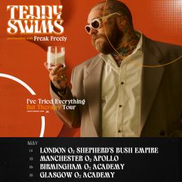 Teddy Swims at Shepherd's Bush Empire on Tuesday 14th May 2024