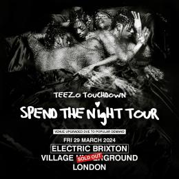 Teezo Touchdown at Electric Brixton on Friday 29th March 2024