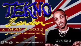 Tekno at Indigo2 on Wednesday 1st May 2024
