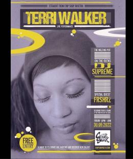 Terri Walker  at Chip Shop BXTN on Friday 30th September 2022
