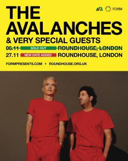 The Avalanches at The Roundhouse on Friday 27th November 2026