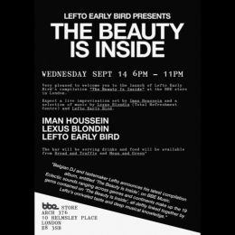 The Beauty is Inside LP Launch at The BBE Store on Wednesday 14th September 2022