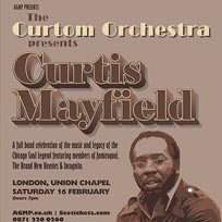 The Curtom Orchestra at Union Chapel on Saturday 16th February 2019