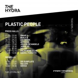 The Hydra: Plastic People at Printworks on Saturday 8th April 2023