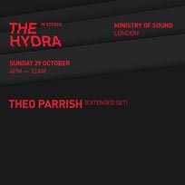 Theo Parrish at Ministry of Sound on Sunday 29th October 2017