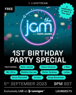 The Jam 1st Birthday Special at Looking Glass Cocktail Club on Tuesday 5th September 2023