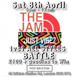 The Jam x Just Vibez at Pop Brixton on Saturday 8th April 2023