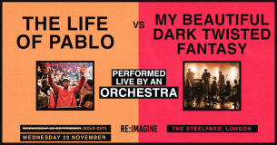 The Life of Pablo vs MBDTF at The Steelyard on Wednesday 23rd November 2022