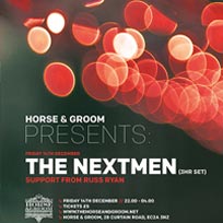 The Nextmen at Horse & Groom on Friday 14th December 2018
