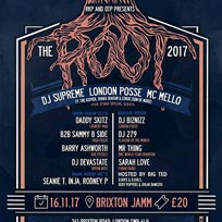 The Root 2017 at Brixton Jamm on Thursday 16th November 2017