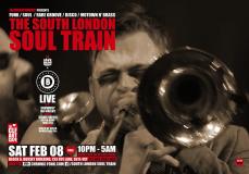 The South London Soul Train at Bussey Building on Saturday 8th February 2020