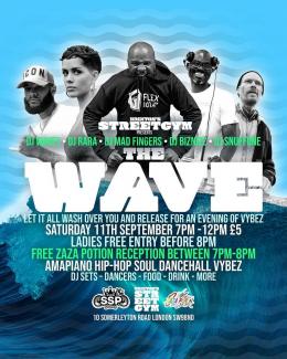 The Wave at Brixton Street Gym on Saturday 11th September 2021