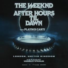 The Weeknd at Wembley Stadium on Friday 14th August 2026