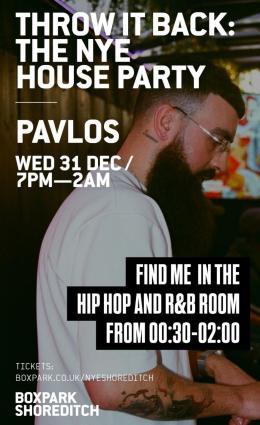 THROW IT BACK NYE at Boxpark Shoreditch on Wednesday 31st December 2025