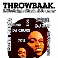 Throwbaak Party at 100 Club on Saturday 25th June 2016