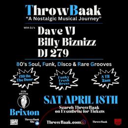 ThrowBaak at Festival Pier on Saturday 18th April 2026