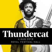 Thundercat at Royal Festival Hall on Sunday 4th August 2019