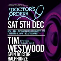 Tim Westwood at Book Club on Saturday 5th December 2015
