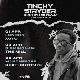 Tinchy Stryder at The Steelyard on Saturday 1st April 2023