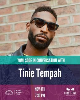 Tinie Tempah at Royal Albert Hall on Wednesday 4th November 2026