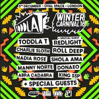 Toddla T's Winter Carnival at Oval Space on Saturday 3rd December 2016
