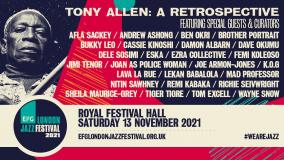 Tony Allen: A Retrospective at Royal Festival Hall on Saturday 13th November 2021
