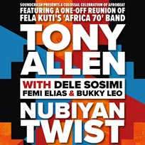 Tony Allen at Electric Brixton on Friday 29th November 2019