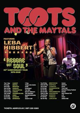 Toots and the Maytals at Electric Ballroom on Wednesday 13th May 2026
