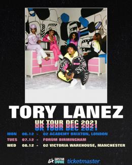 Tory Lanez at Brixton Academy on Monday 6th December 2021