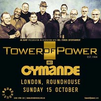Tower of Power + Cymande at The Roundhouse on Sunday 15th October 2017