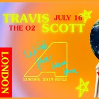 Travis Scott at The o2 on Tuesday 16th July 2019