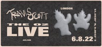 Travis Scott at The o2 on Saturday 6th August 2022