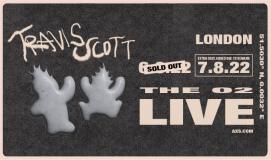 Travis Scott at The o2 on Sunday 7th August 2022