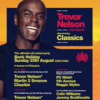 Trevor Nelson at Ministry of Sound on Sunday 25th August 2019