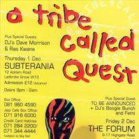 A Tribe Called Quest at The Forum on Friday 2nd December 1994